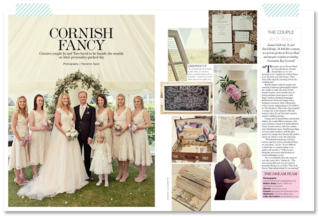 Marianne Taylor Photography in You & Your Wedding Magazine