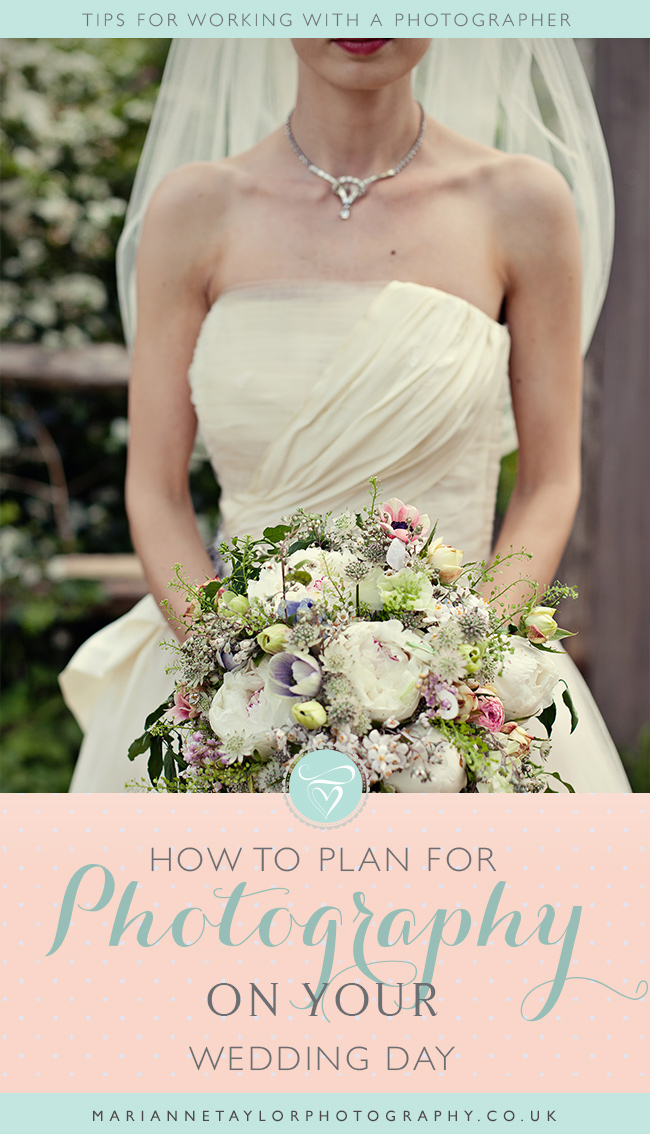 How to plan for photography on your wedding day. Click through to read.