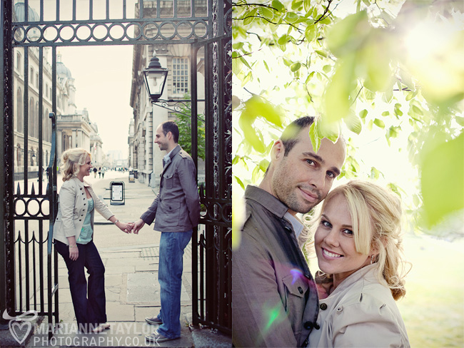 London Greenwich engagement photography