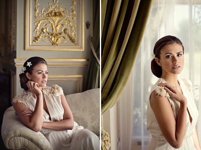 Bridal Hair by Hepburn Collection photographed by Marianne Taylor