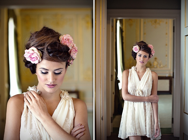 Bridal Hair by Hepburn Collection photographed by Marianne Taylor