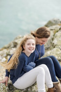 The Magic of Cornwall - Windswept mother & daughter family shoot by the sea by Marianne Taylor. Click through to see more!