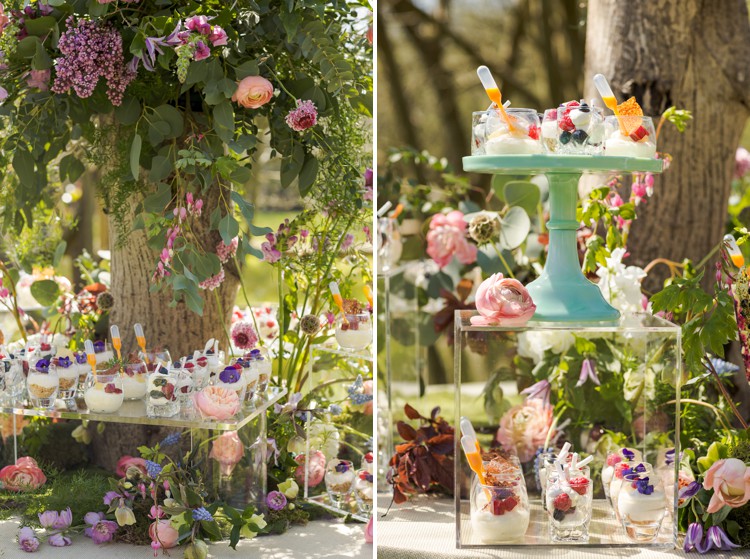 A magical springtime dessert table. Click through to see more!