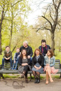Family portraits in springtime London. Click through to see more!
