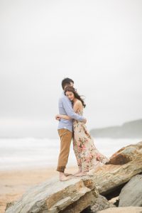 The Magic of Cornwall. Coastal pre-wedding session by the sea. Click through to see more!