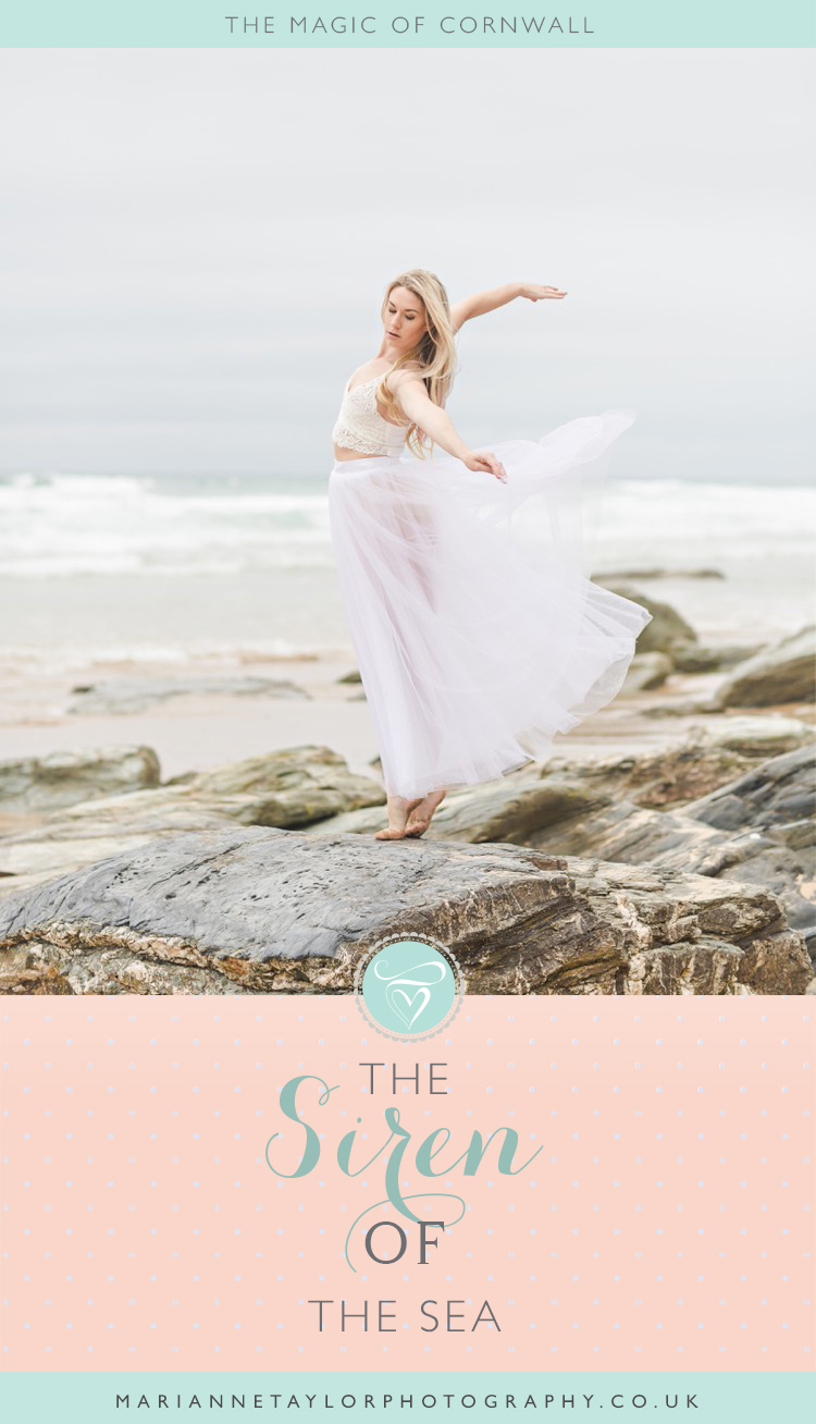 Siren of the Sea. Magical dancer portraits in Cornwall. Click through to see more!
