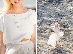 Cornwall bridal portrait photography by Marianne Taylor. Click through to see more magic by the ocean!