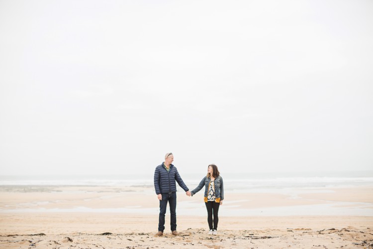 Cornwall engagement photography for couples in love by Marianne Taylor.